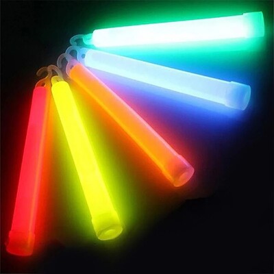 5 τμχ 6 ιντσών Πολύχρωμο Glow Stick Chemical Light Stick Camping Emergency Decoration Party Clubs Νέα προμήθειες Chemical Fluorescent