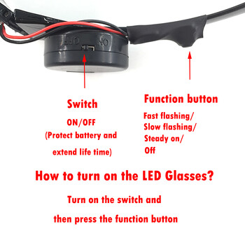 Φωτεινά λαμπερά LED γυαλιά LED Light γυαλιά λέιζερ Χριστουγεννιάτικα προμήθειες για πάρτι γενεθλίων Φωτεινά γυαλιά Γυαλιά στολίδια