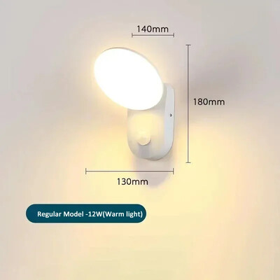 LED indukciós fali lámpa kültéri IP65 vízálló világítás villa udvari kert dekoráció tornác lámpa fali lámpa Lampara pared