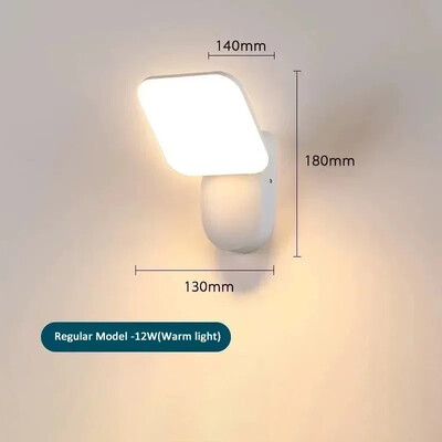 LED indukciós fali lámpa kültéri IP65 vízálló világítás villa udvari kert dekoráció tornác lámpa fali lámpa Lampara pared