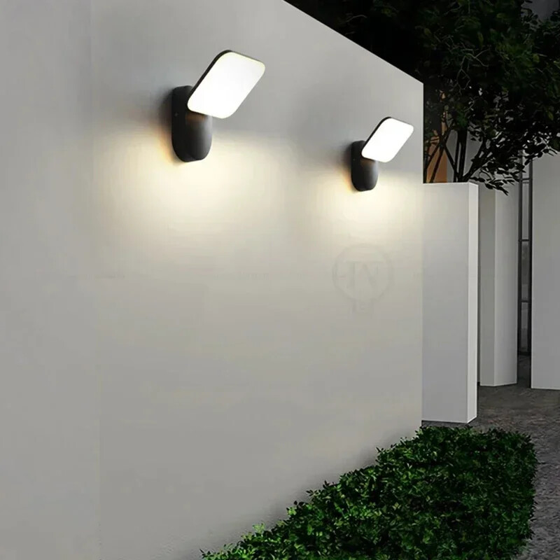 LED indukciós fali lámpa kültéri IP65 vízálló világítás villa udvari kert dekoráció tornác lámpa fali lámpa Lampara pared