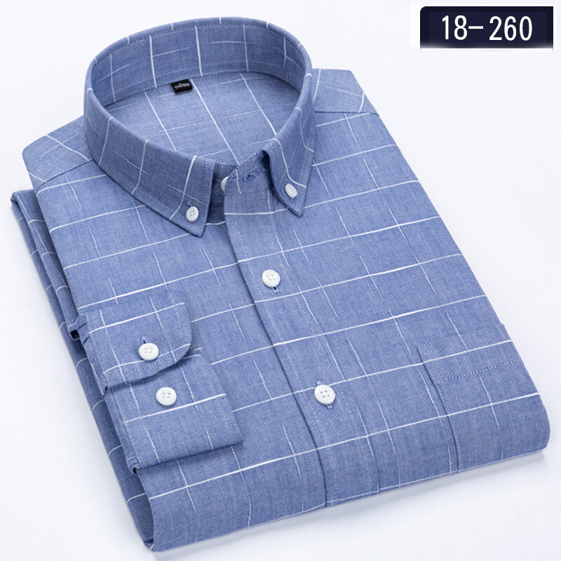 Cămașă în carouri pentru bărbați, guler cu nasturi răsturnați, mâneci lungi, cămașă slim fit, cămăși de rochie casual inteligente, haine casual pentru bărbați