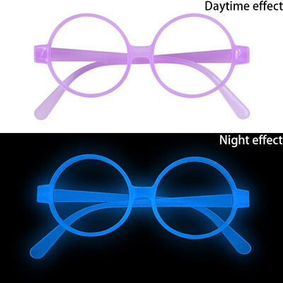 1/2/6/10 db Világító szemüveg Ragyogó napszemüveg világos neon fluoreszkáló Dekoratív Bárparti Ajándék Felnőtt Gyerekek Születésnapi Kellékek