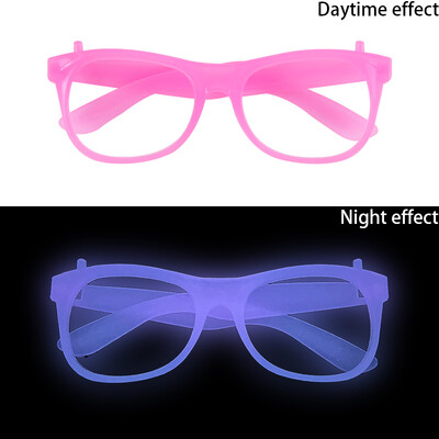 1/2/6/10 db Világító szemüveg Ragyogó napszemüveg világos neon fluoreszkáló Dekoratív Bárparti Ajándék Felnőtt Gyerekek Születésnapi Kellékek