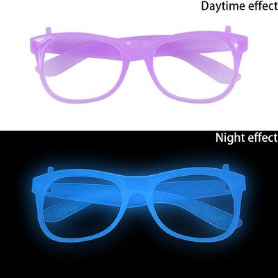 1/2/6/10 db Világító szemüveg Ragyogó napszemüveg világos neon fluoreszkáló Dekoratív Bárparti Ajándék Felnőtt Gyerekek Születésnapi Kellékek