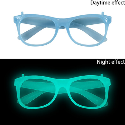 1/2/6/10 db Világító szemüveg Ragyogó napszemüveg világos neon fluoreszkáló Dekoratív Bárparti Ajándék Felnőtt Gyerekek Születésnapi Kellékek