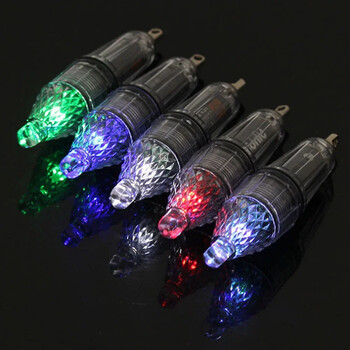 5/10PCS 12cm 17cm Deep Drop Underwater LED Lure Light 0-300M Fishing Squid Flash Lamp Нощен риболов Аксесоари за морски риболов