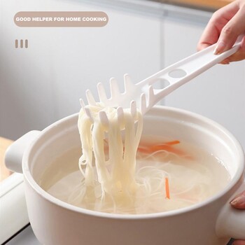 Σέσουλα ζυμαρικών Colander Spaghetti Egg Separation Scoop Separator White Separator Πλαστικό φίλτρο Κουτάλι αποστράγγισης Αξεσουάρ κουζίνας