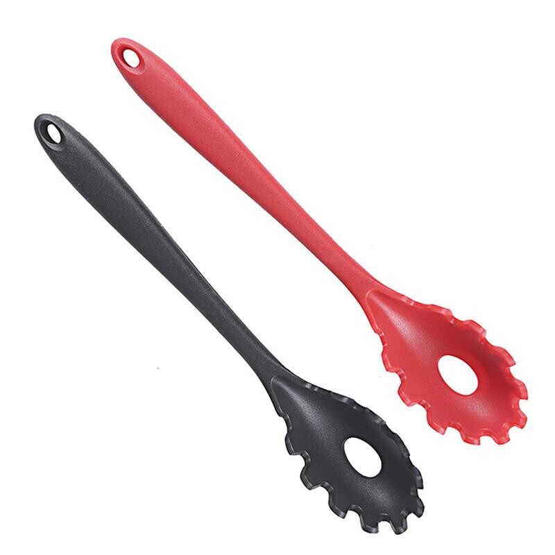 Ilgo koto spagečių šaukštelis silikoninis makaronų makaronų kiaurasamtis Makaronų gaudyklė Kištukinis šaukštas Makaronų įrankiai Virtuvės įtaisas