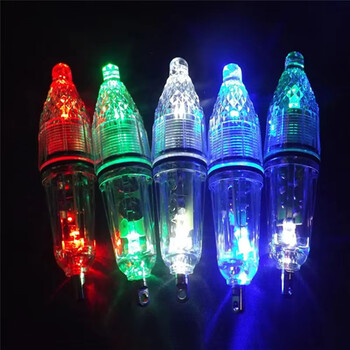 5Pcs DC 1.5V 12CM Deep Drop Fishing Light Многоцветен подводен индикатор за привличане на риба Lure LED светкавица за стръв Dropshing