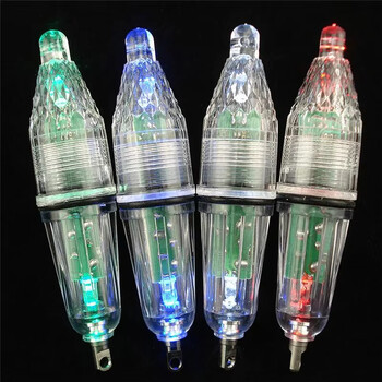 5Pcs DC 1.5V 12CM Deep Drop Fishing Light Многоцветен подводен индикатор за привличане на риба Lure LED светкавица за стръв Dropshing