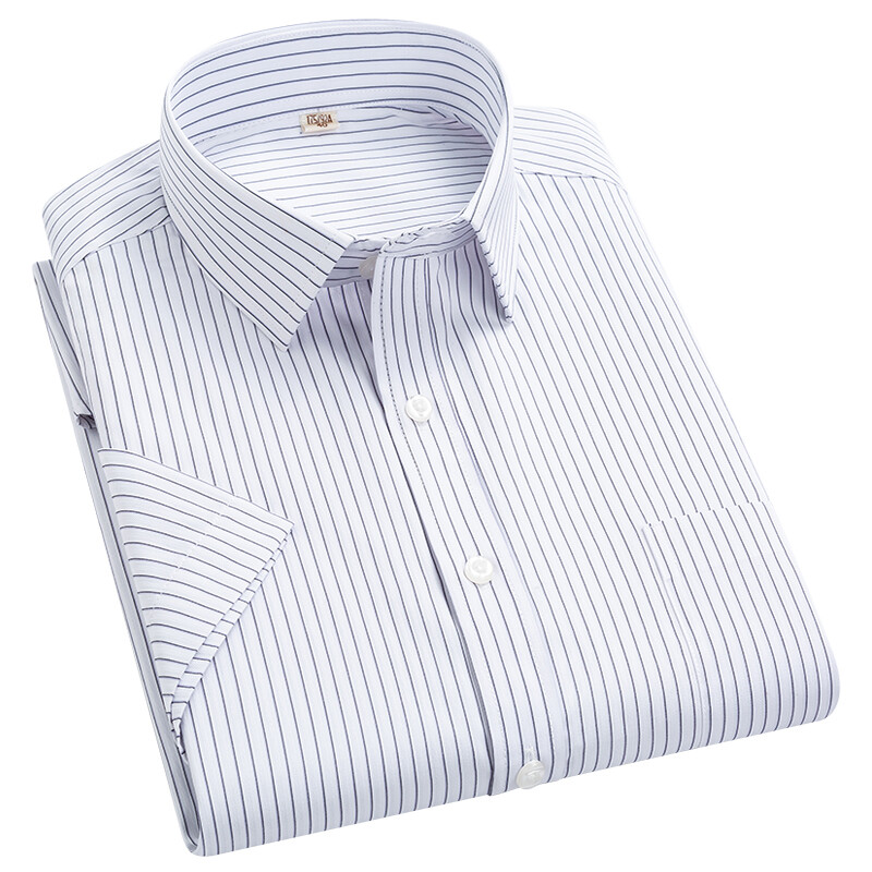 2022 Plus μέγεθος 8xL 7XL 6XL Ανδρικά επαγγελματικά κοντομάνικα πουκάμισα Fomal Ανδρικό ριγέ καλοκαιρινό πουκάμισο εργασίας απαλό λευκό