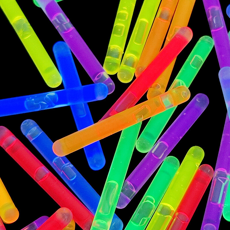 36 buc 4 cm Mini Color Glow Stick Stick Luminos Sigur Fluorescent pentru Eveniment Festive Rechizite pentru petreceri Concerte Decorare pentru petreceri