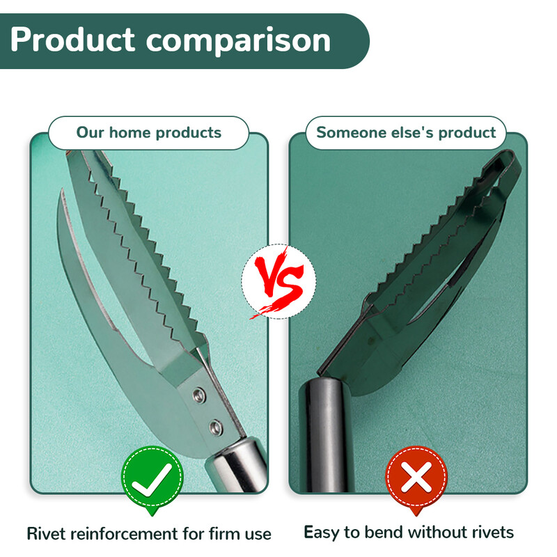 Ανοξείδωτα λέπια ψαριού Τρίφτες απόξεσης Γρήγορη αφαίρεση Αποφλοιωτής καθαρισμού ψαριών Ξέστρα τσιμπιδάκια για κόκαλα ψαριού Αξεσουάρ Gadge εργαλείο κουζίνας