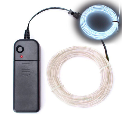 1m/3m/5m Glow EL Wire Cable LED Νέον Χριστουγεννιάτικο πάρτι χορού DIY Κοστούμια Ρούχα Φωτεινή Διακόσμηση αυτοκινήτου Φωτιστικό Ρούχα Ball Rave