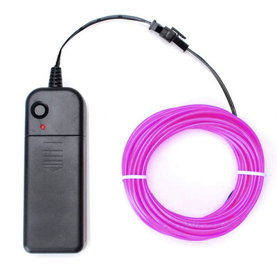 1m/3m/5m Glow EL Wire Cable LED Νέον Χριστουγεννιάτικο πάρτι χορού DIY Κοστούμια Ρούχα Φωτεινή Διακόσμηση αυτοκινήτου Φωτιστικό Ρούχα Ball Rave