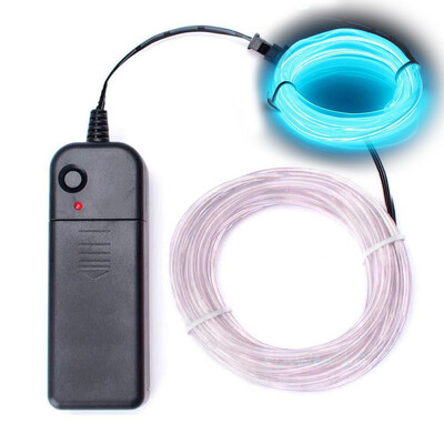 1m/3m/5m Glow EL Wire Cable LED Νέον Χριστουγεννιάτικο πάρτι χορού DIY Κοστούμια Ρούχα Φωτεινή Διακόσμηση αυτοκινήτου Φωτιστικό Ρούχα Ball Rave