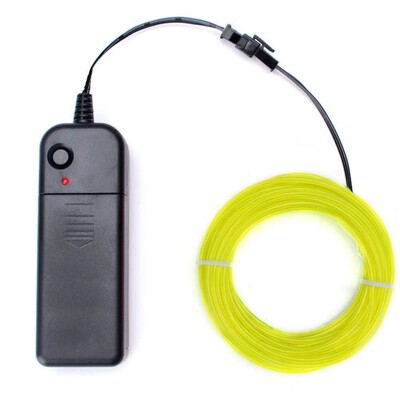 1m/3m/5m Glow EL Wire Cable LED Νέον Χριστουγεννιάτικο πάρτι χορού DIY Κοστούμια Ρούχα Φωτεινή Διακόσμηση αυτοκινήτου Φωτιστικό Ρούχα Ball Rave