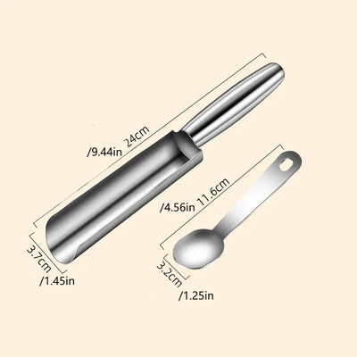 1PC 1/2/3/4Slot 304 Nerūsējošā tērauda kotlešu automāts Mājas darīšanai Zivju bumbiņu garneļu bīdāmā veidne Rīsu bumbiņu gaļas trauka liekšķere