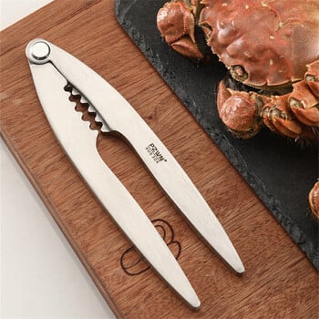 Eat Crab Tool 304 από ανοξείδωτο ατσάλι Creative Crabs Crackers Sheller Shrimp Fork Pick Meat Needle Σετ εργαλείων θαλασσινών Πολυλειτουργικό