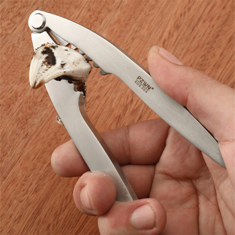 Eat Crab Tool 304 Nerūdijantis plienas Creative Crabs Krekeriai Sheller Krevetės Šakutė Mėsos Adata Jūros gėrybių įrankių rinkinys Daugiafunkcis