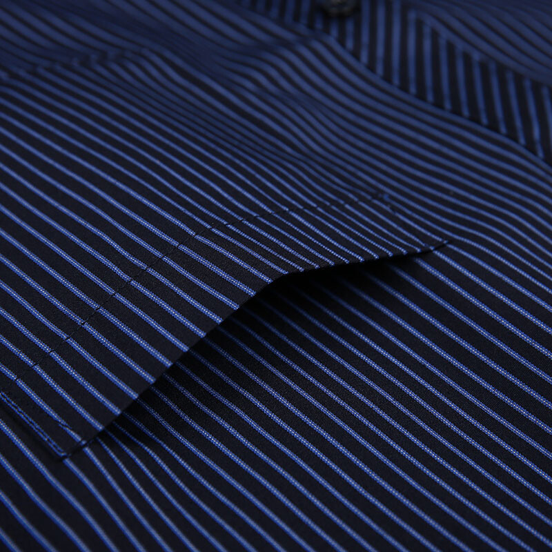 8XL 7XL Nagy méretű férfi hosszú ujjú ing Férfi üzleti alkalmi karcsú ingek Férfi csíkos ruha Munkatársas ing