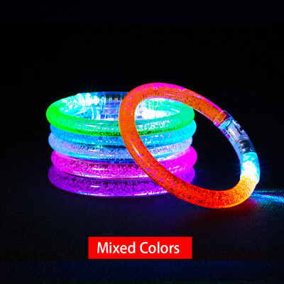 12/30 vnt LED apyrankės šviečiančios apyrankės šviečiančios apyrankės šviečiančios tamsoje vakarėlio reikmenys neoninės apyrankės vaikams suaugusiems