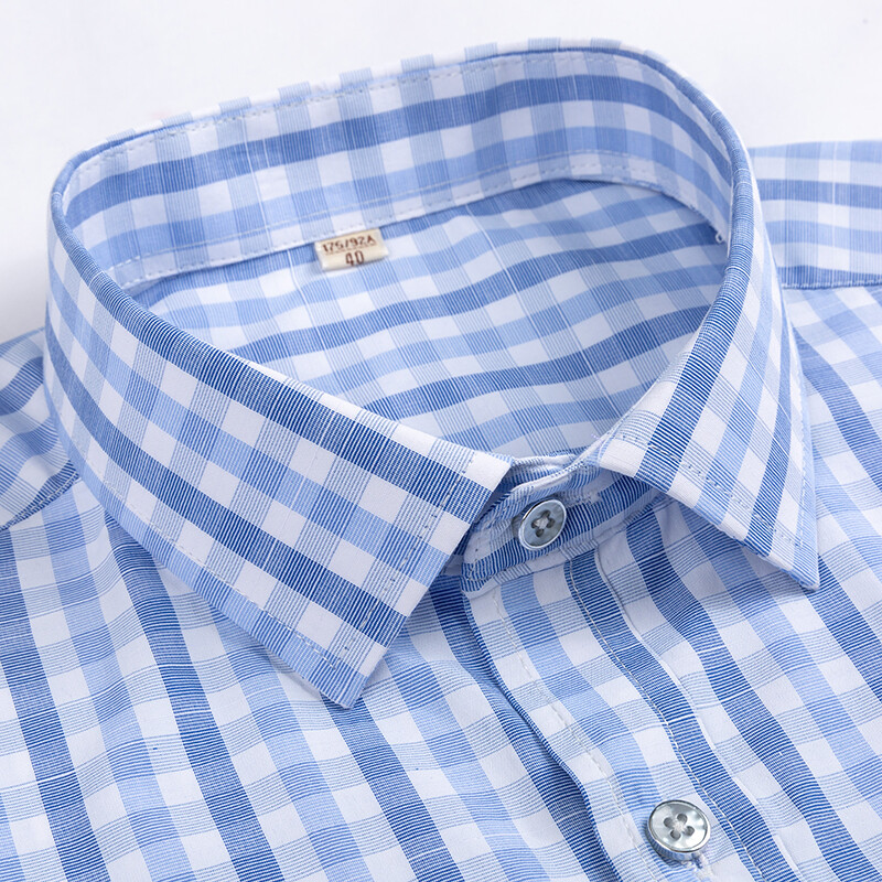 Férfi Kiváló minőségű férfi ruházat Alkalmi ingek Szabadidő Design Kockás férfi társasági ingek Hosszú ujjú férfi ing férfiaknak