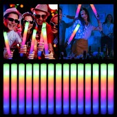 LED helendavad pulgad LED helendavad varras värvilised käsnast luminofoorpulgad Kuulsuste kontsertide toetus Fluorestseerivad rekvisiidid Flash Stick