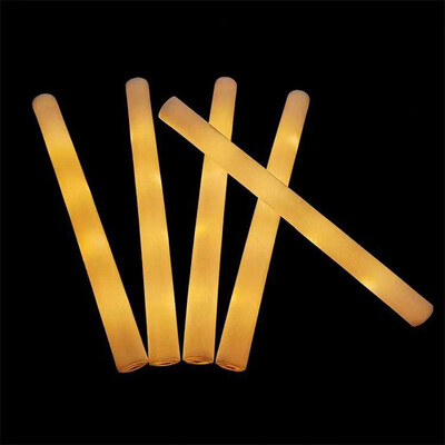 LED helendavad pulgad LED helendavad varras värvilised käsnast luminofoorpulgad Kuulsuste kontsertide toetus Fluorestseerivad rekvisiidid Flash Stick