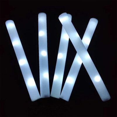 LED helendavad pulgad LED helendavad varras värvilised käsnast luminofoorpulgad Kuulsuste kontsertide toetus Fluorestseerivad rekvisiidid Flash Stick