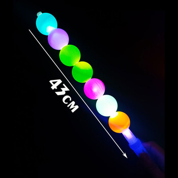 Light Up Stick Neon Party Glow Sticks Led Candied Haws 5PCS Glow in Dark Προμήθειες Γάμου Γενέθλια Camping 3 Light Modes