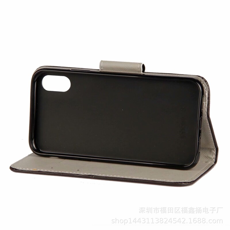 Piemērots Huawei P20 mobilā tālruņa korpusam Butterfly Pattern ādas maciņam MATE20 Print Wallet Y7P aizsargvāciņš Sony XZ3