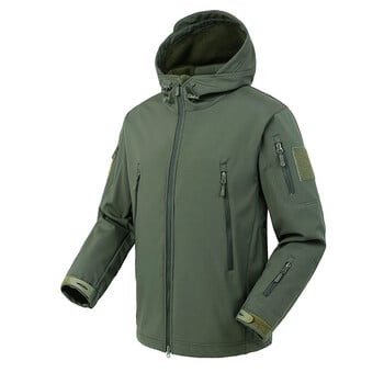 Military Shark Skin Soft Shell Jackets Ανδρικά Tactical αντιανεμικό αδιάβροχο μπουφάν Ανδρικά μπουφάν Στρατού Combat Ανδρικά παλτά με κουκούλα Bomber