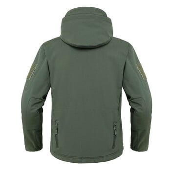 Military Shark Skin Soft Shell Jackets Ανδρικά Tactical αντιανεμικό αδιάβροχο μπουφάν Ανδρικά μπουφάν Στρατού Combat Ανδρικά παλτά με κουκούλα Bomber