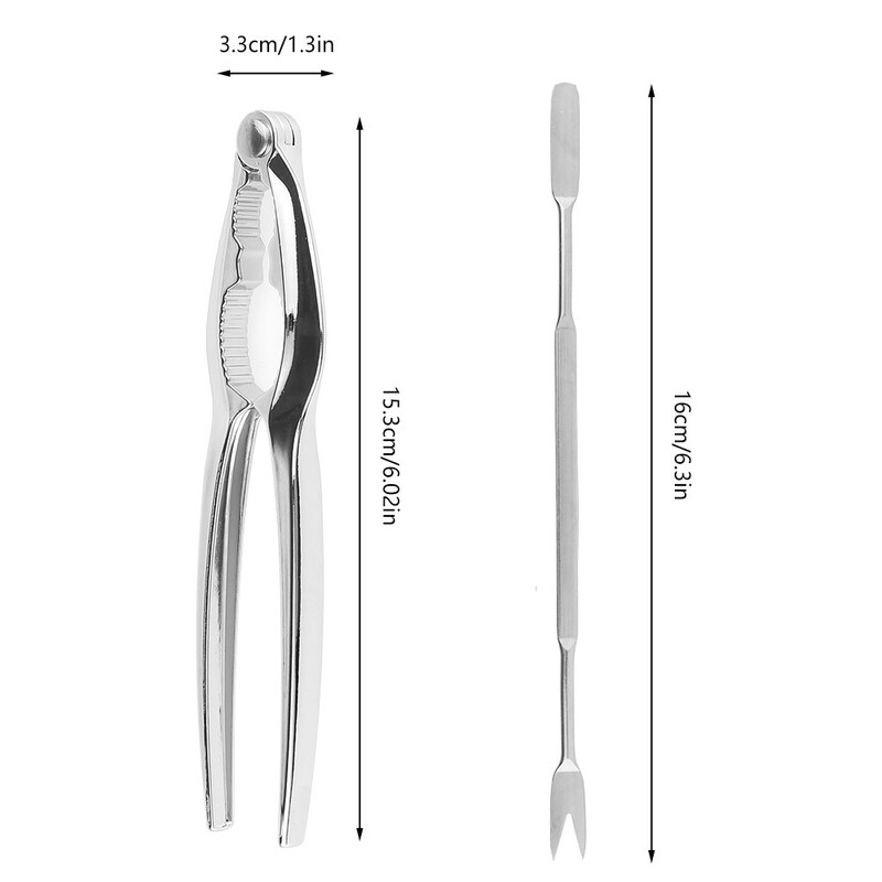 Jūros gėrybių įrankių rinkinys Kojų lukštenimas su 6 vnt nerūdijančio plieno šakėmis ir 3 vnt cinko lydinio omarų krabų vėžiagyvių omarų kojų atidarytuvų rinkinys