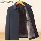 Χοντρό τζάκετ Fleece Ανδρικό Αντιανεμικό Ανδρικό χειμερινό παλτό Blazer Φθινοπωρινό Ζεστό Ανδρικό Μπουφάν Windbreak Casual Business Παλτό L-3XL