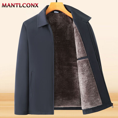 Χοντρό τζάκετ Fleece Ανδρικό Αντιανεμικό Ανδρικό χειμερινό παλτό Blazer Φθινοπωρινό Ζεστό Ανδρικό Μπουφάν Windbreak Casual Business Παλτό L-3XL