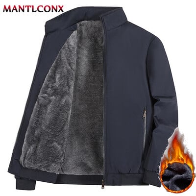 Χοντρό τζάκετ Fleece Ανδρικό Αντιανεμικό Ανδρικό χειμερινό παλτό Blazer Φθινοπωρινό Ζεστό Ανδρικό Μπουφάν Windbreak Casual Business Παλτό L-3XL