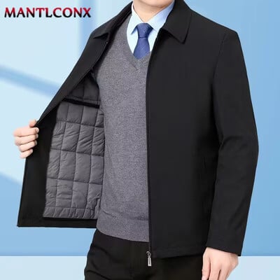 Χοντρό τζάκετ Fleece Ανδρικό Αντιανεμικό Ανδρικό χειμερινό παλτό Blazer Φθινοπωρινό Ζεστό Ανδρικό Μπουφάν Windbreak Casual Business Παλτό L-3XL