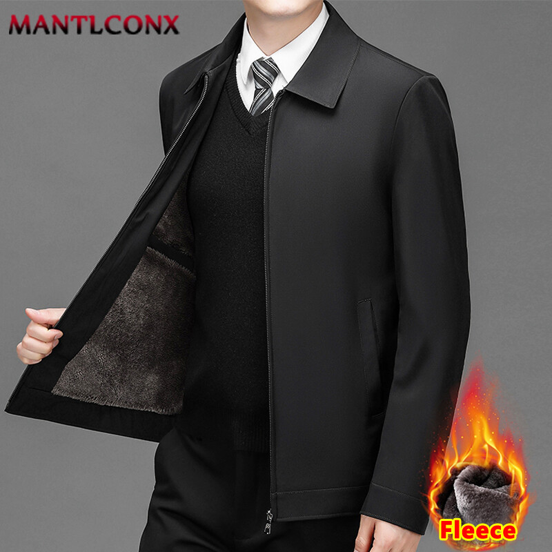 Χοντρό τζάκετ Fleece Ανδρικό Αντιανεμικό Ανδρικό χειμερινό παλτό Blazer Φθινοπωρινό Ζεστό Ανδρικό Μπουφάν Windbreak Casual Business Παλτό L-3XL