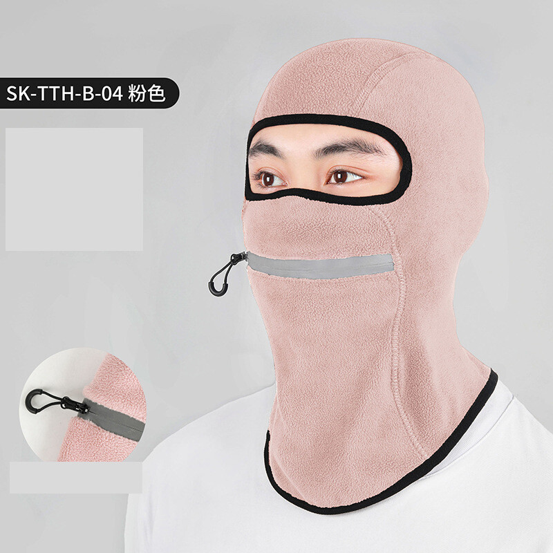  Tarpvalstybinis dviračių žygis su šiltu gobtuvu alpinizmas lauke, apsaugantis nuo šalčio, gaubtas galva ir kaklas, integruota šviesą atspindinti vilnos kepurė