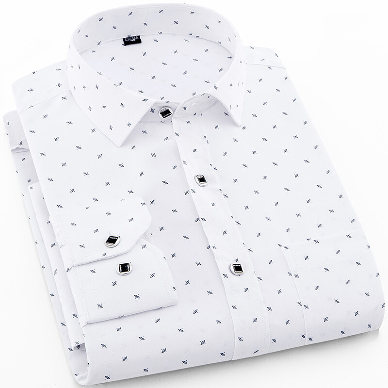 Ανδρικό μακρυμάνικο καρό πουκάμισο με στάμπα Ανοιξιάτικο καλοκαιρινό πουκάμισο φόρεμα με λεπτή εφαρμογή Επώνυμα ανδρικά ρούχα M-5XL