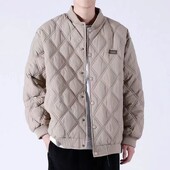 Parkas Rhombus Lattice Ανδρικά παλτό με επένδυση Κορεατικού στιλ Ρούχα βάτες Δημοφιλή ρούχα Ανδρικά πουπουλένια μπουφάν Inter Special Korea Hot