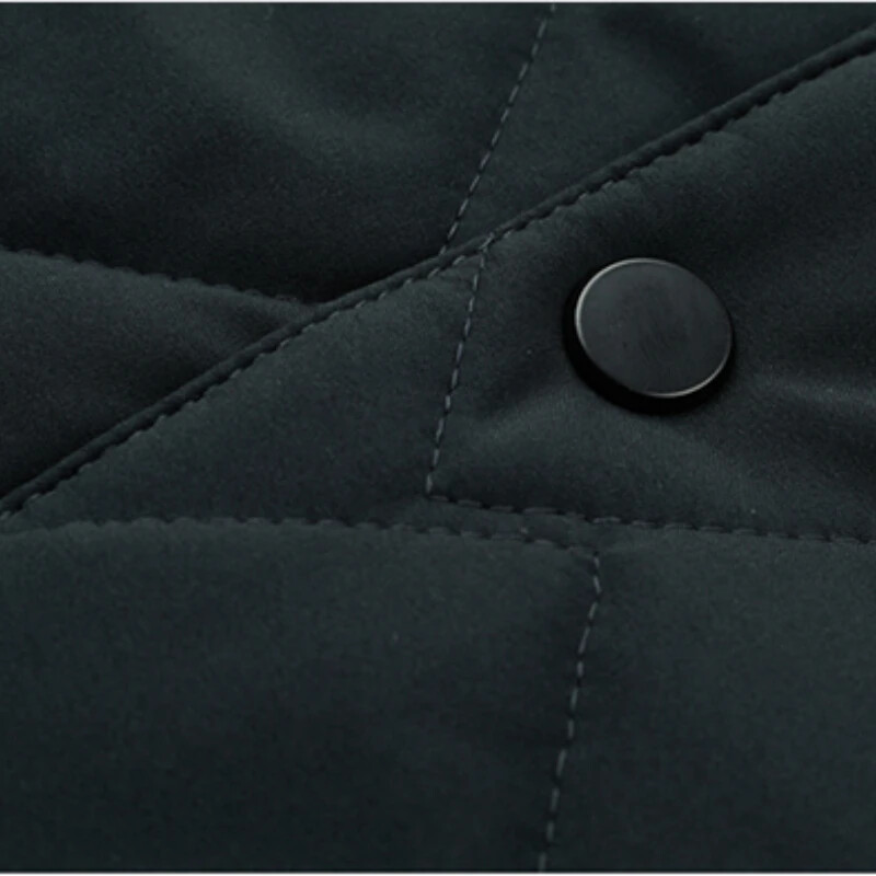 Minglu őszi téli férfi dzsekik Kiváló minőségű egyszínű rombuszvarrással alkalmi férfi kabátok egysoros férfi dzsekik 4XL