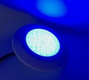 LED úszómedence lámpa 12W 108LED vízálló meleg fehér merülőlámpa víz alatti Piscina éjszakai lámpa kültéri spotlámpa