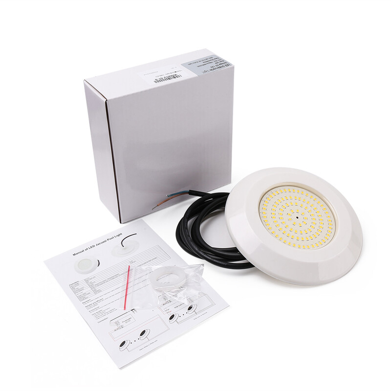 LED úszómedence lámpa 12W 108LED vízálló meleg fehér merülőlámpa víz alatti Piscina éjszakai lámpa kültéri spotlámpa