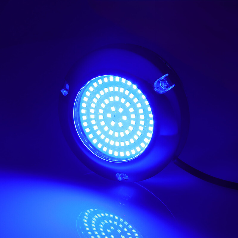 1db víz alatti lámpa IP68 vízálló úszómedence LED lámpa 3,5W 90LED frissített kültéri spotlámpa akváriumi akvárium tóhoz