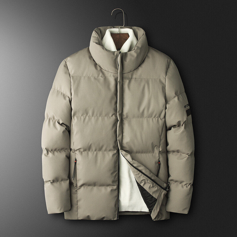 Puffer dzseki férfi őszi téli kabát meleg kabát felsőruházat pamut párnázott kabát férfi divat ruházat rombusz textúra alkalmi parkák