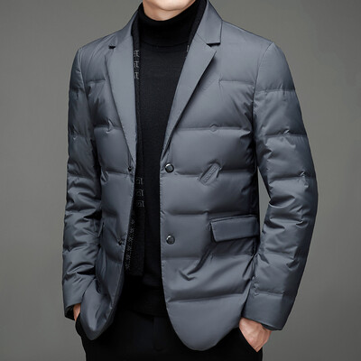 Talvine New Style 90 White Duck Down meeste kõrgekvaliteediline sallikraega vabaaja ülikonna jope
